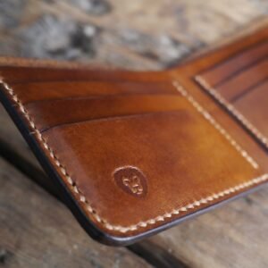 Saddle-Tan Bifold Wallet